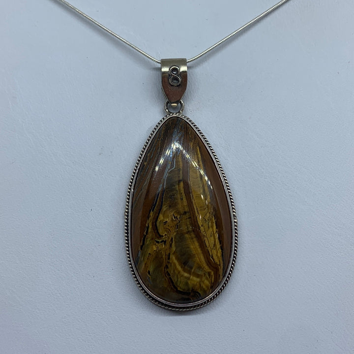Tiger Iron Pendant SS P7