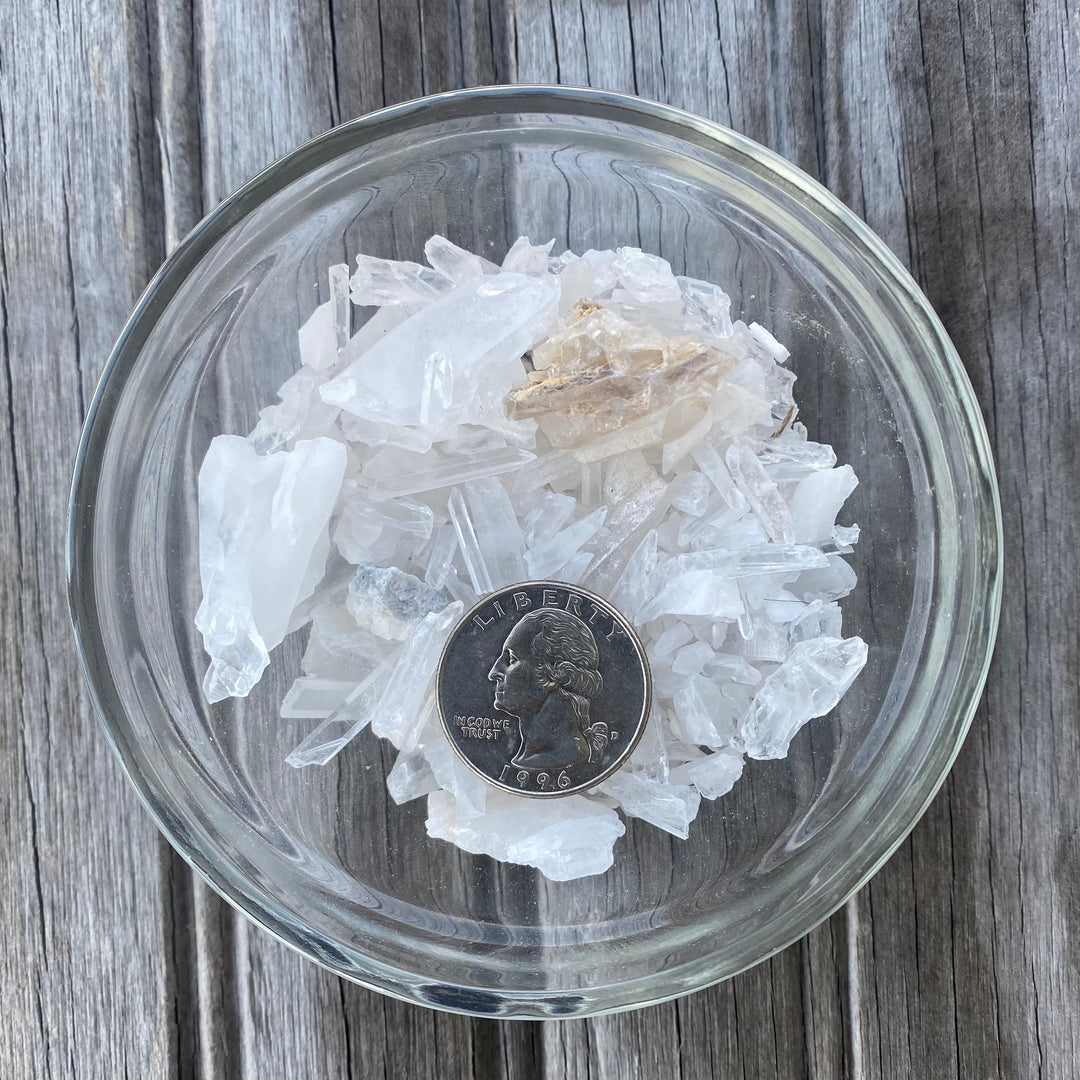 Quartz Points Crystal Chips (3oz)