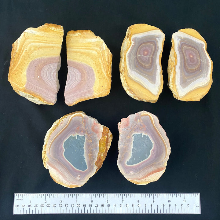 Polychrome Jasper Book-Matched Geode-PCJ1-4