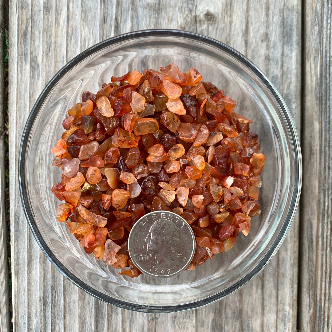 Carnelian Crystal Chips (4oz)