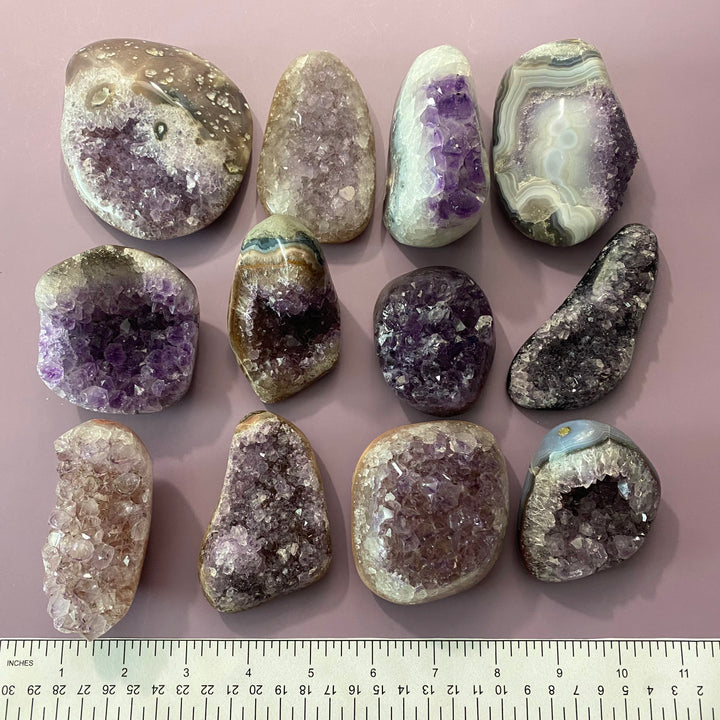 Amethyst Full Polish Cluster AME9-4
