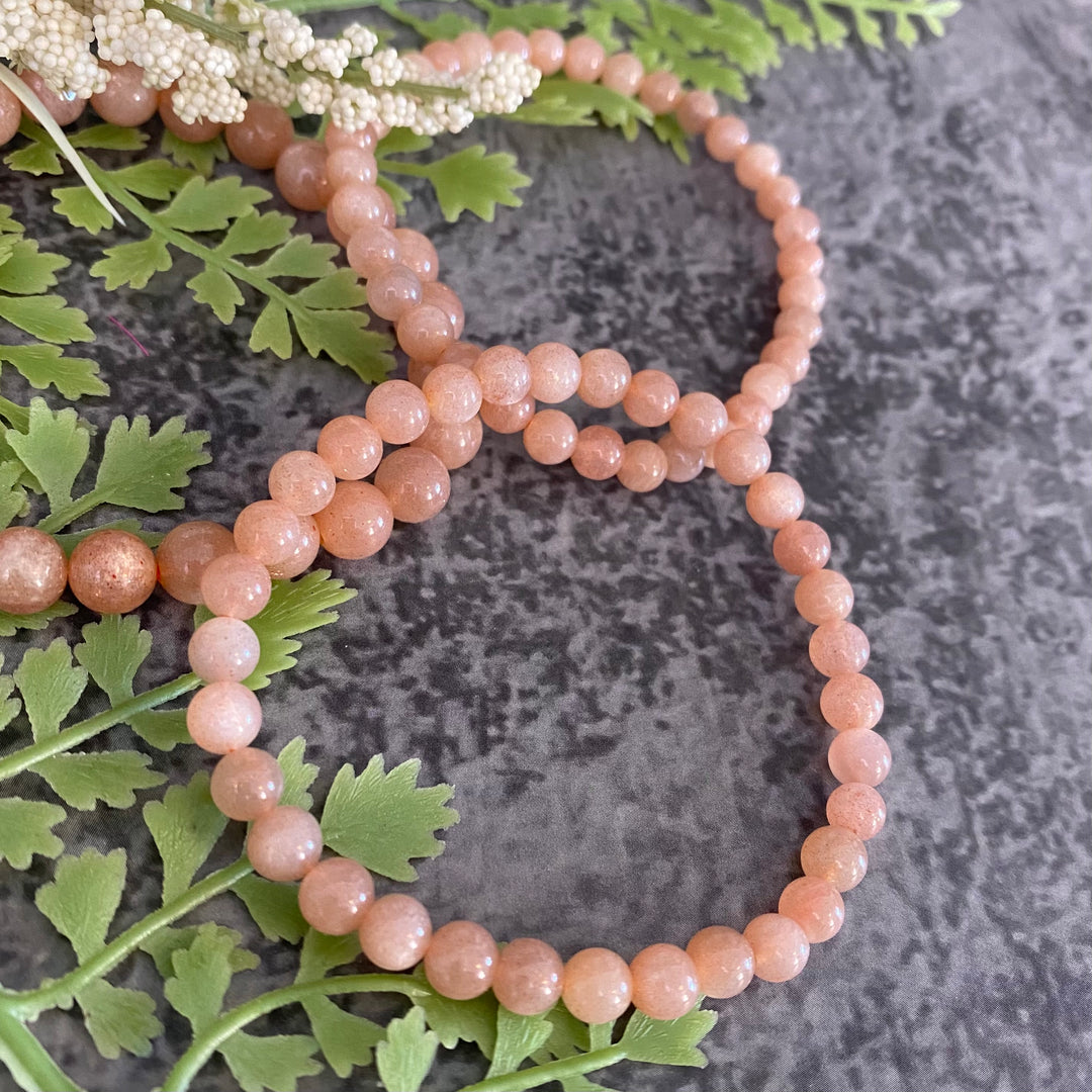 Peach Moonstone (5-7mm) Bracelet