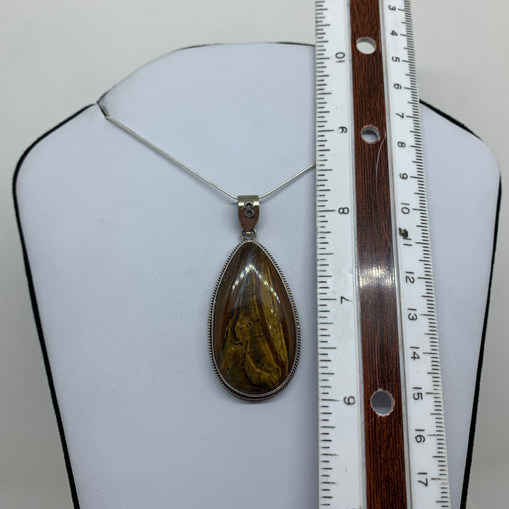 Tiger Iron Pendant SS P7