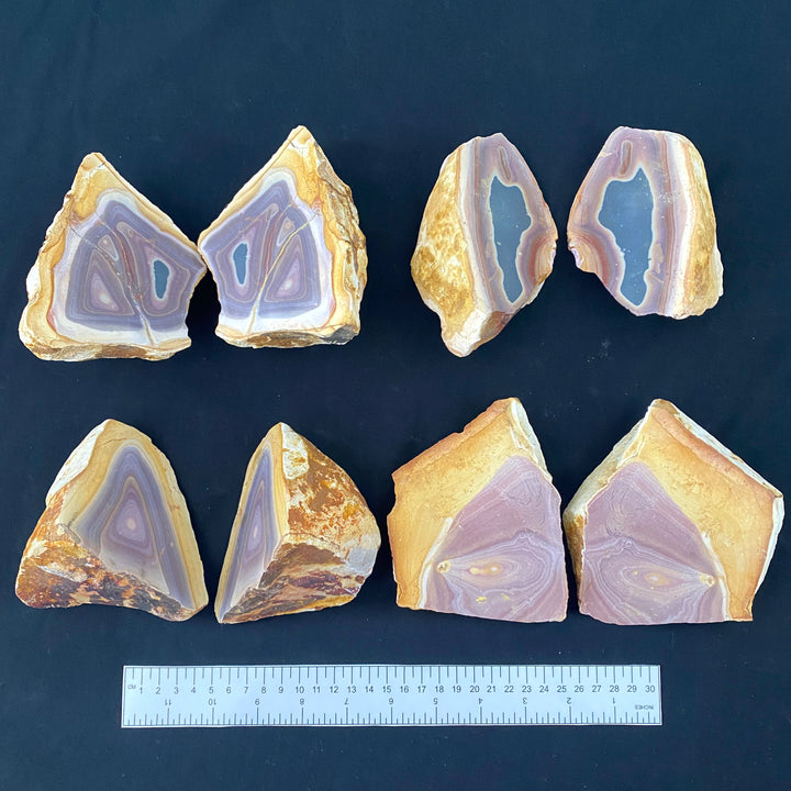 Polychrome Jasper Book-Matched Geode-PCJ1-5