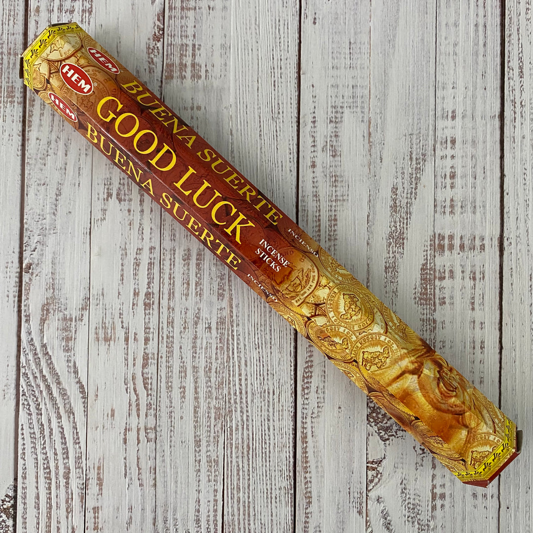 Hem Good Luck Incense (20gr Hex Pack)