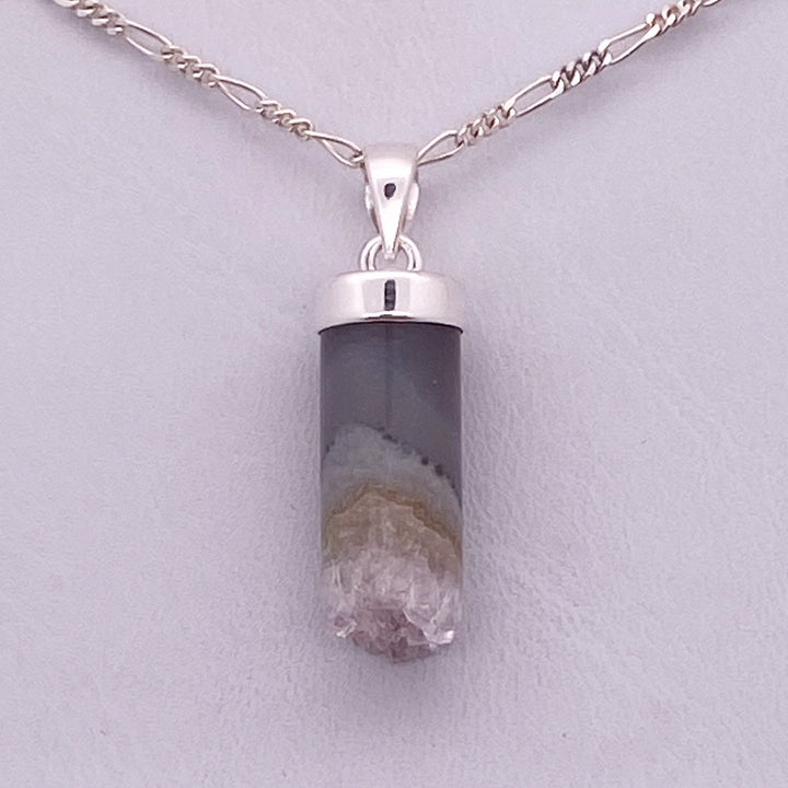 Amethyst Pendant SS  - MNS931