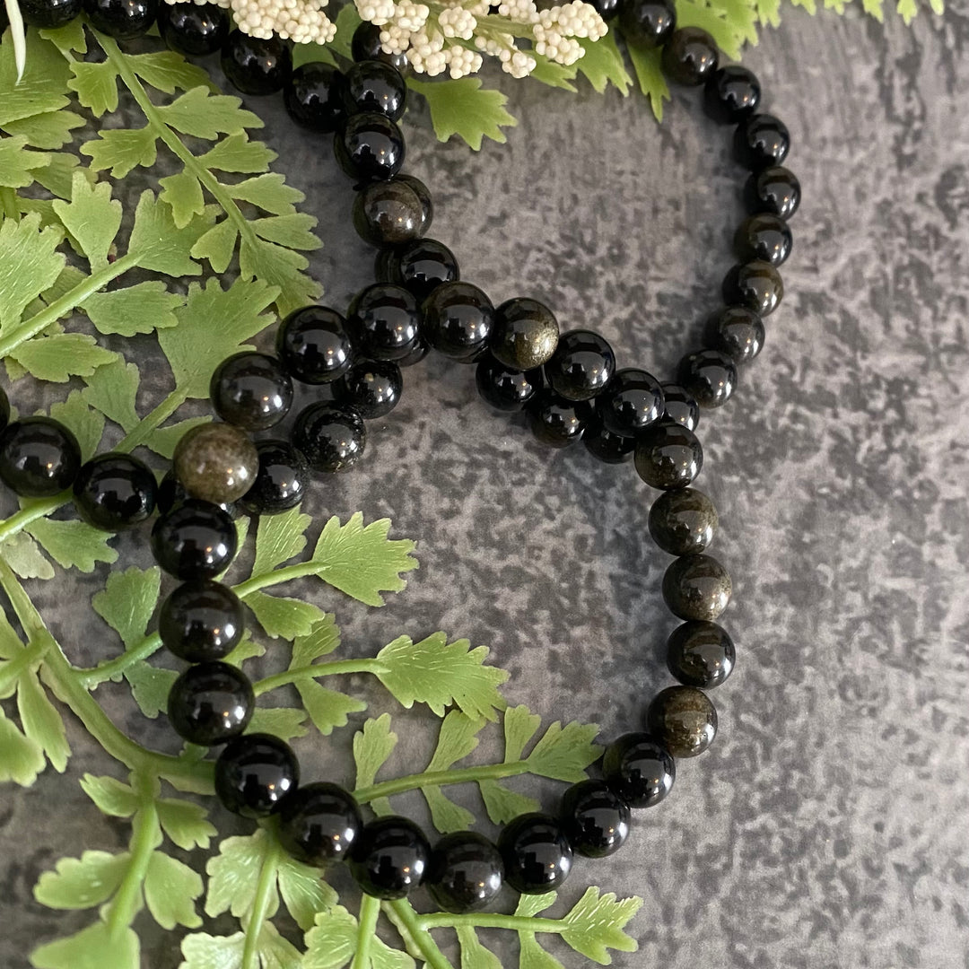 Goldsheen Obsidian (8mm) Bracelet