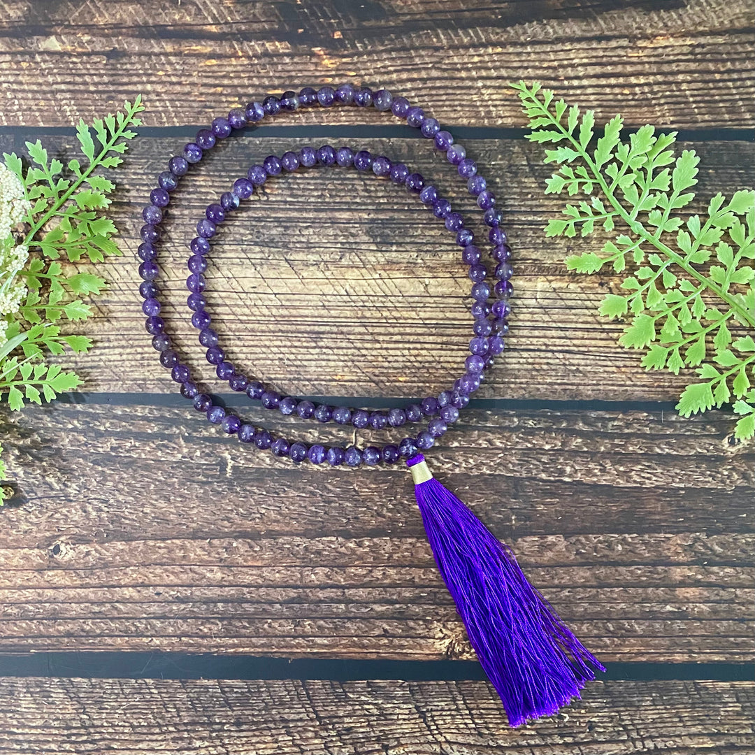 Amethyst Mala Prayer Beads