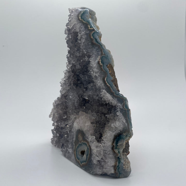 Amethyst (Black) Druze Stand Up-AME2-30