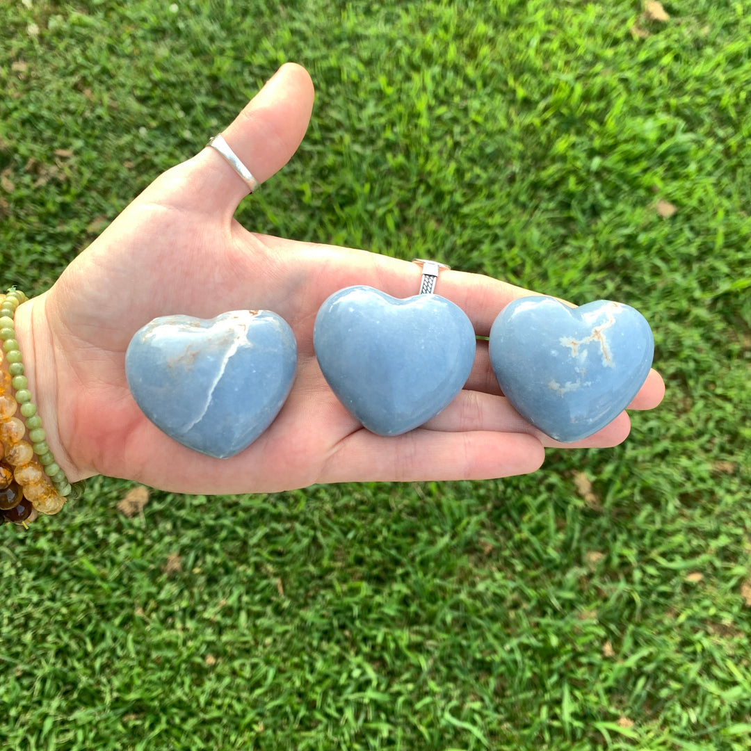 Angelite Heart