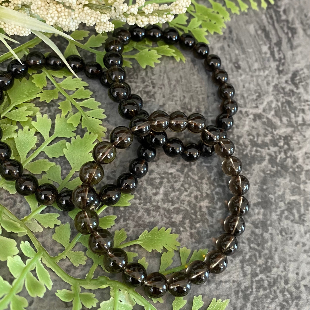 Smoky quartz (8mm) Bracelet