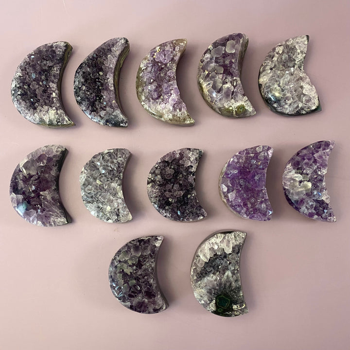 Amethyst Moon Clusters MS1-6