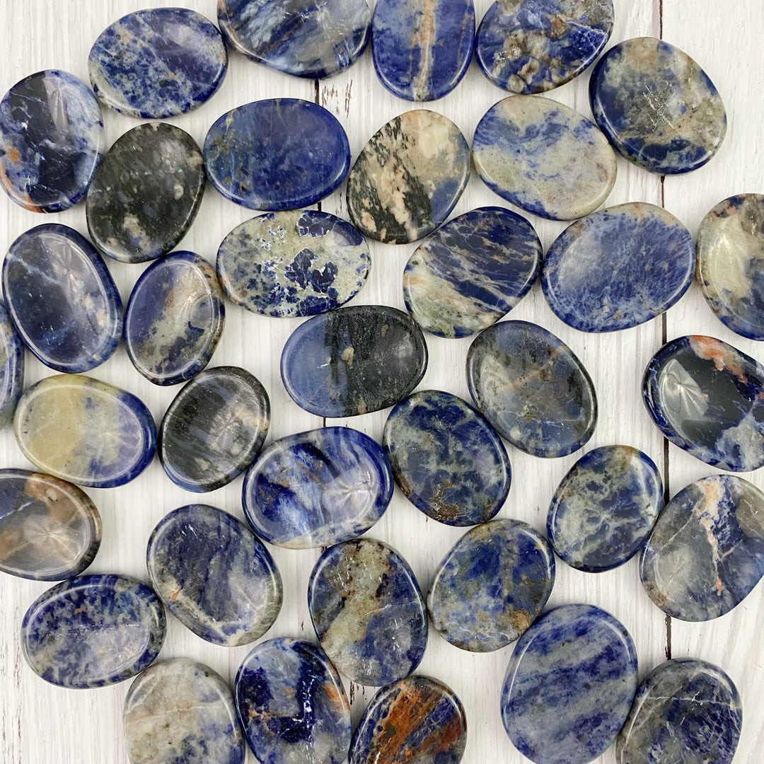 Sodalite Worry Stone