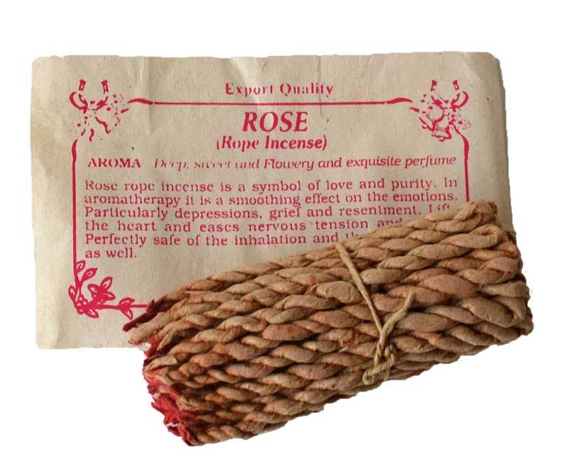 Rose - Tibetan Rope Incense (45 Ropes)