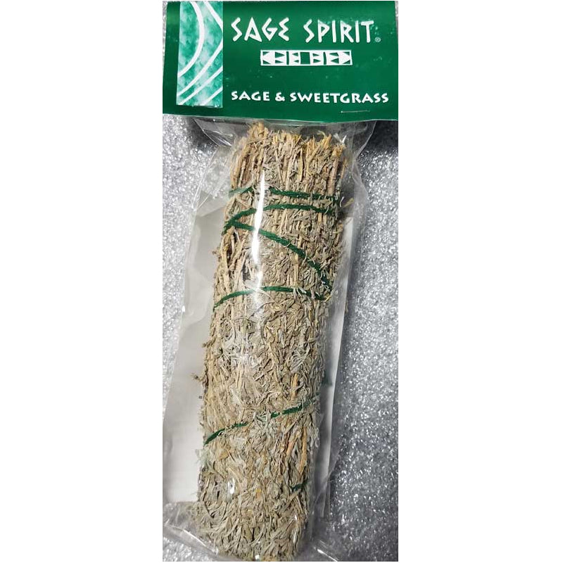 Sage & Sweetgrass smudge stick 7"