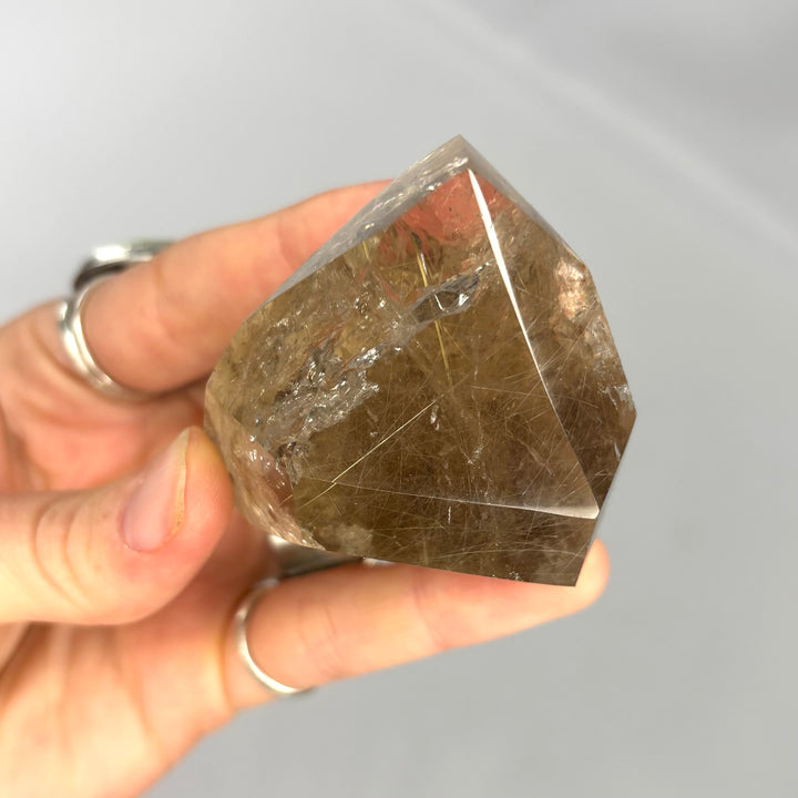 Smoky Rutilated Quartz Point PT70-7