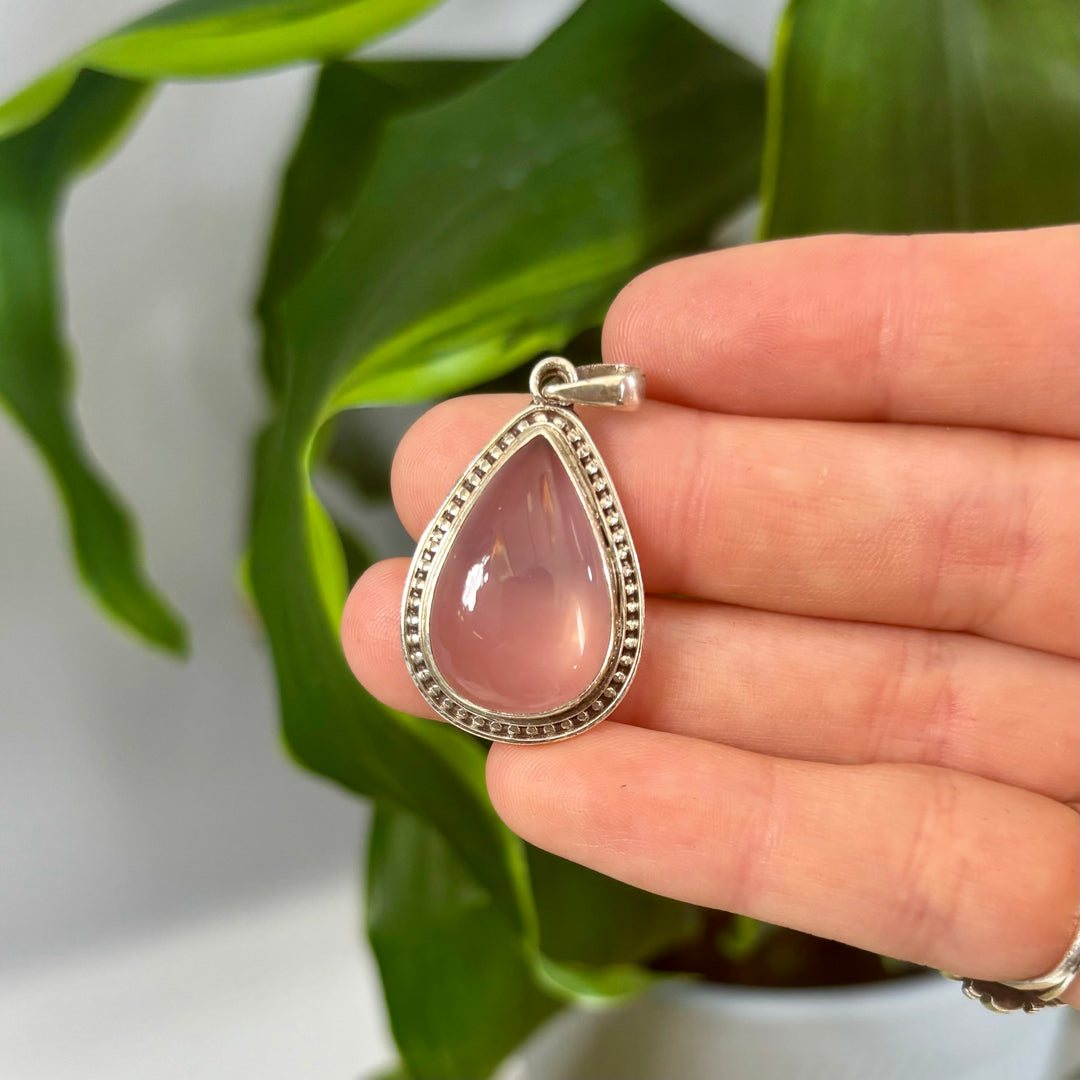 Rose Quartz Pendant -JD192