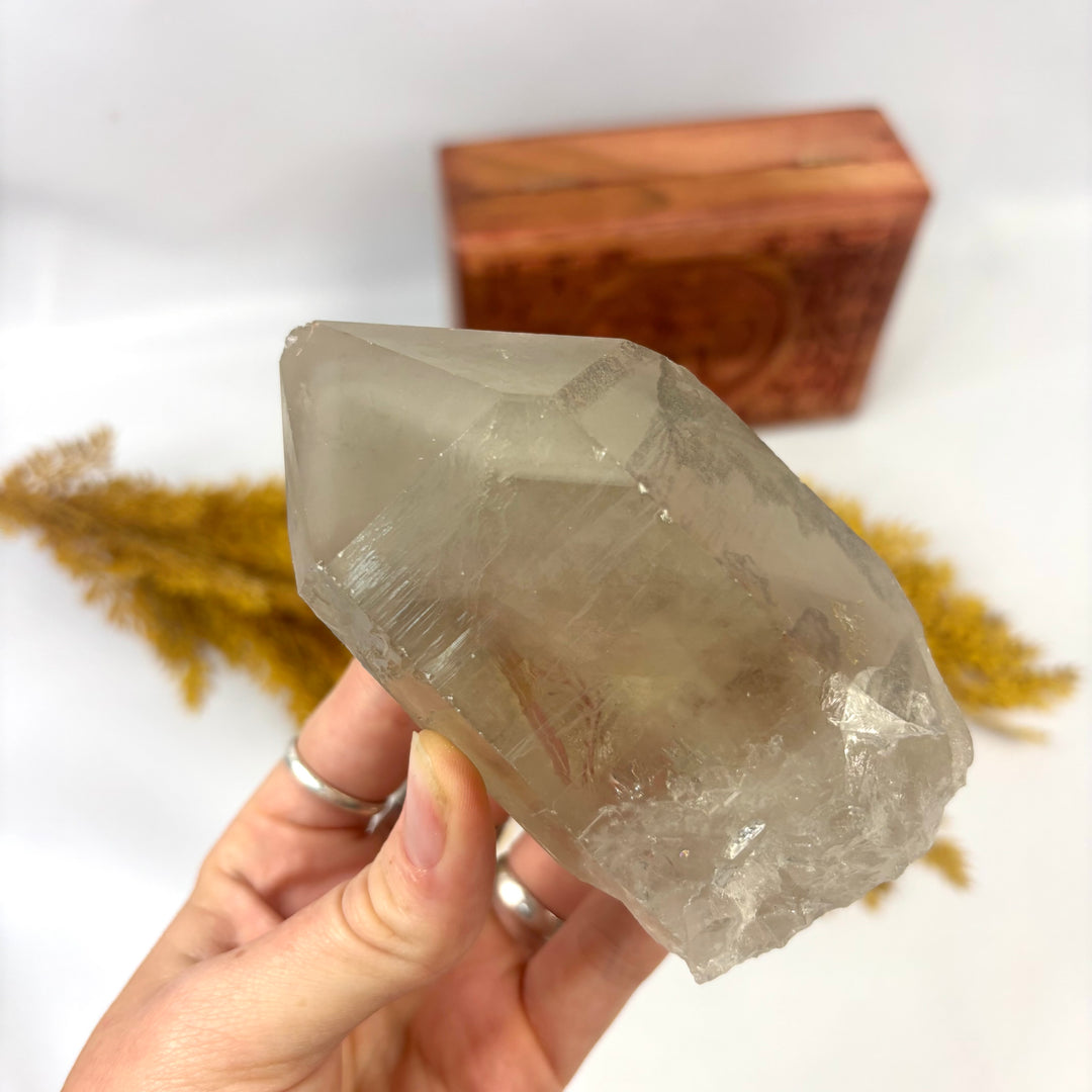 Smoky Lemurian Rough Point LEM1-15