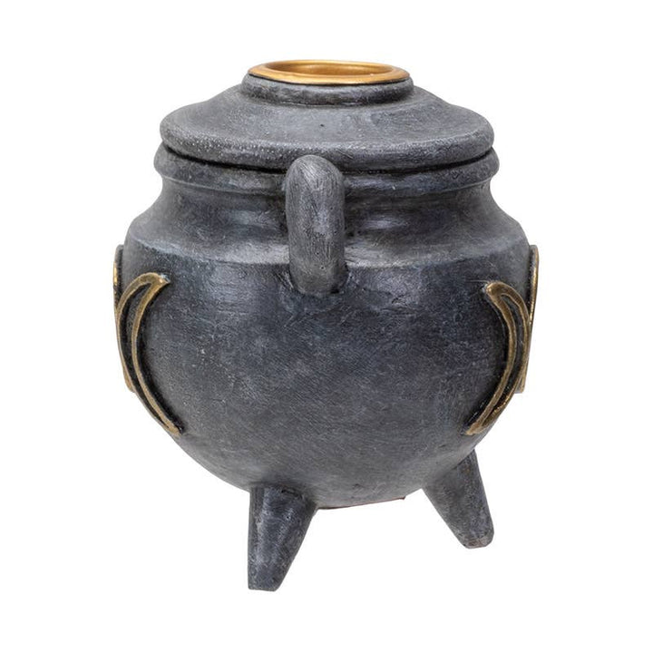 Triple Moon Cauldron Backflow Incense Burner