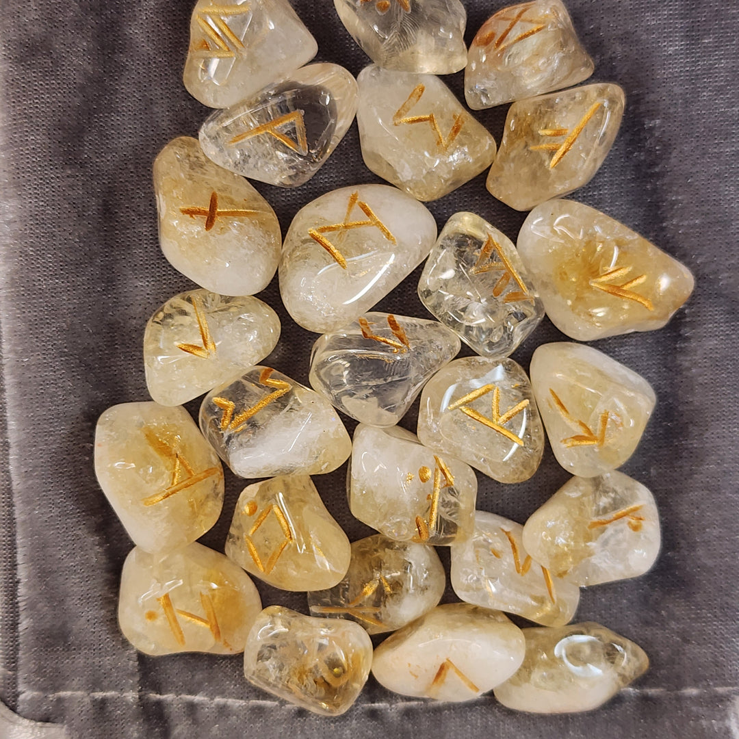 Rune Set - Citrine