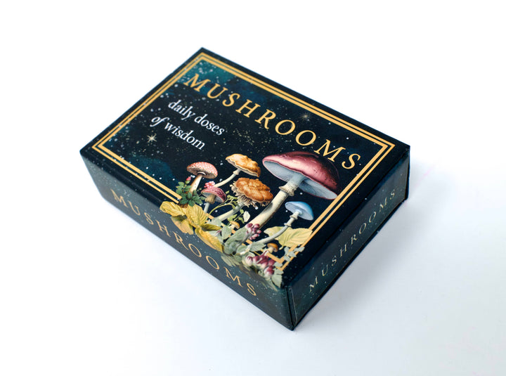 Mushrooms: Daily Doses of Wisdom (36 Gilt-Edged Mini Cards)