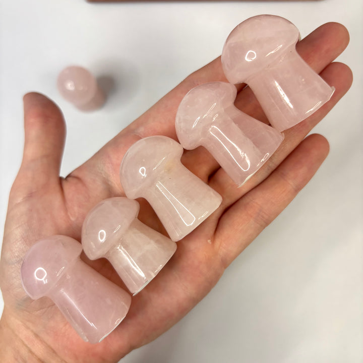Rose Quartz Mushroom- MS25006