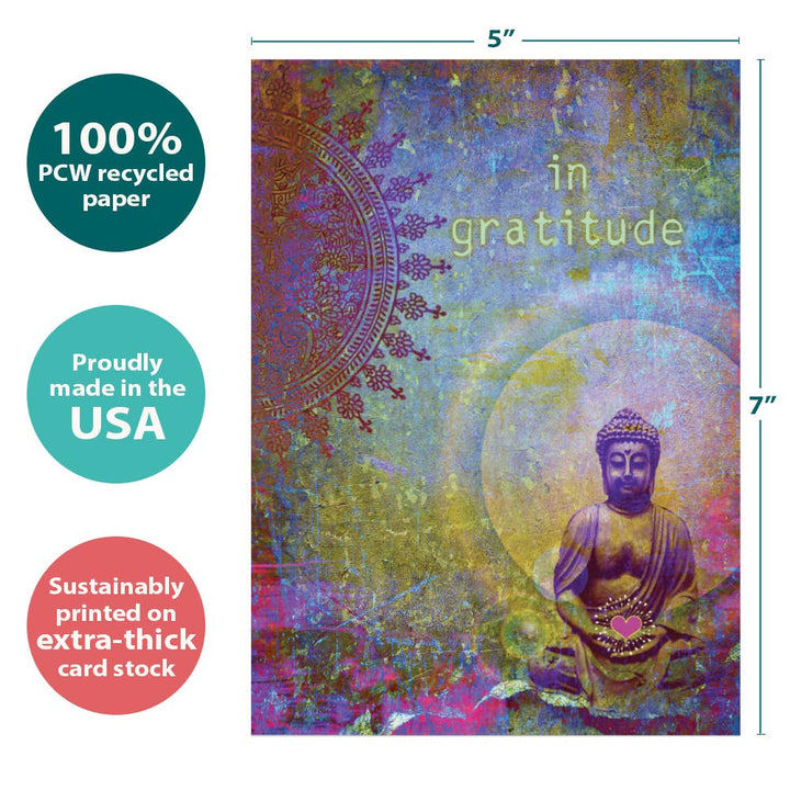 Gratitude Buddha Card