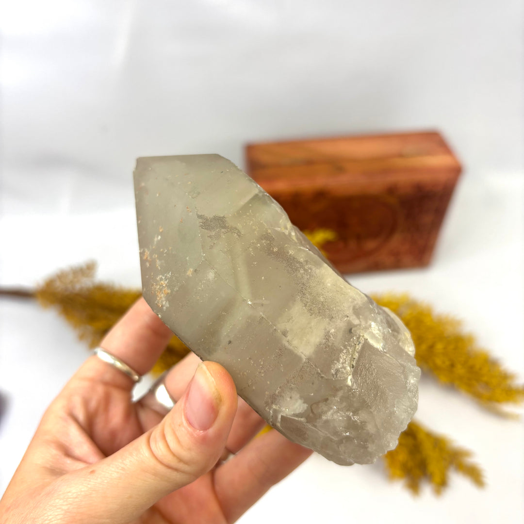 Smoky Lemurian Rough Point LEM1-15