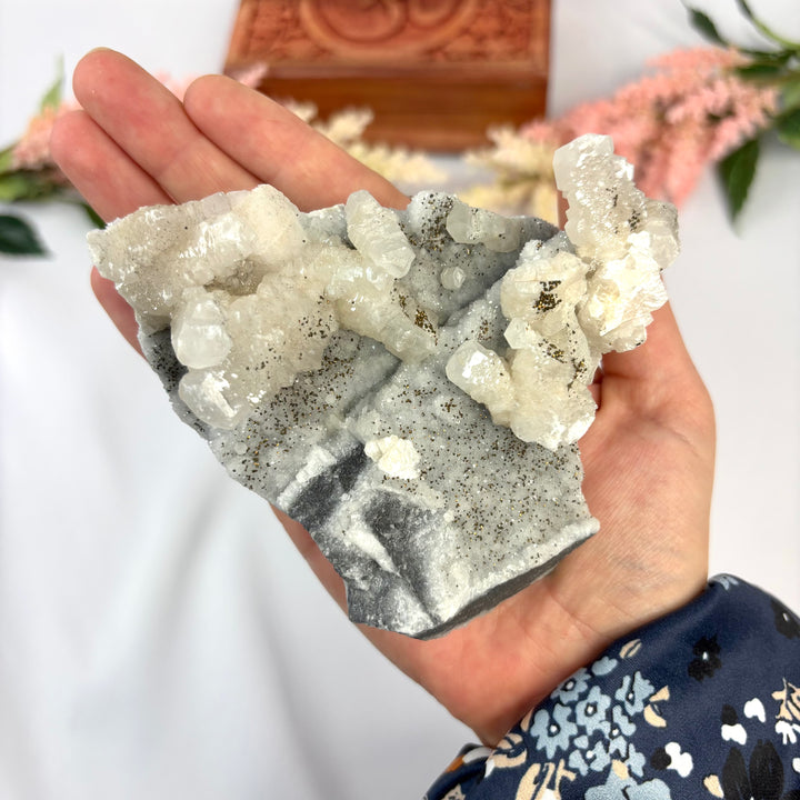 Quartz Calcite Cluster QTZ10-12