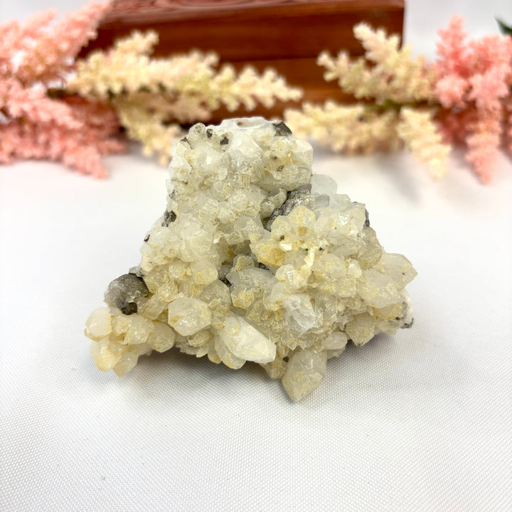 Quartz Calcite Cluster QTZ10-10