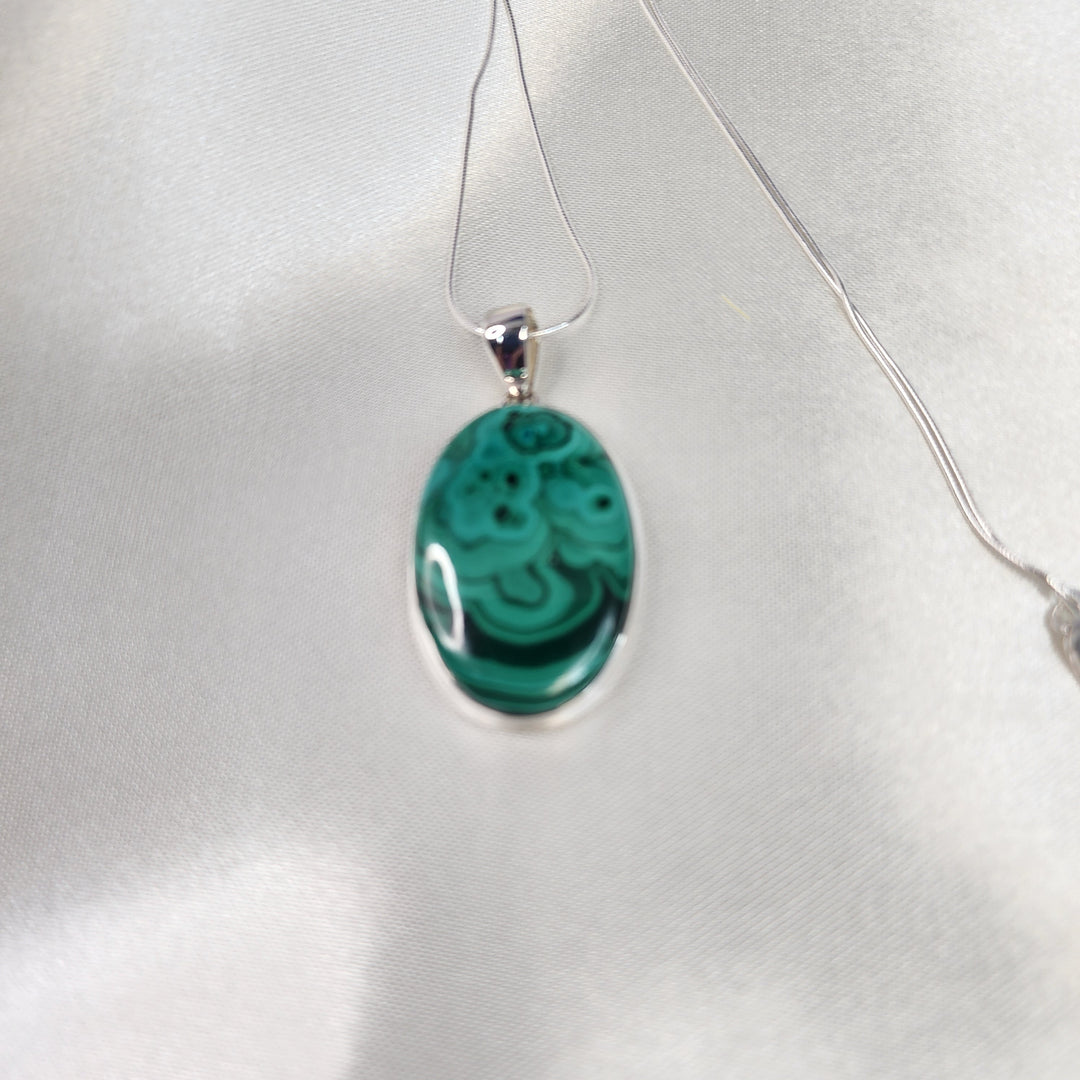 Malachite Pendant-MN26009