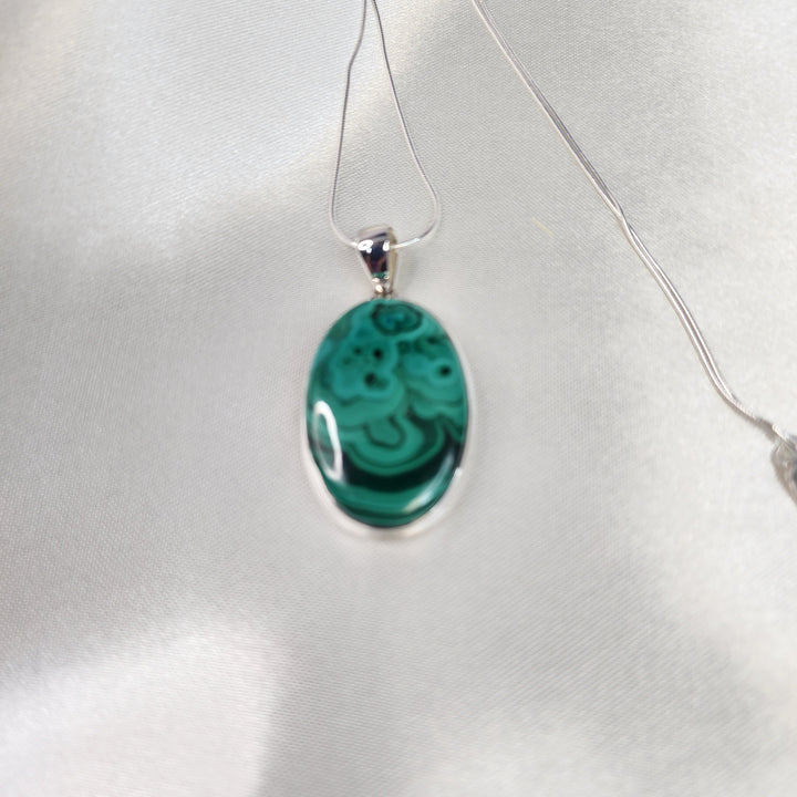 Malachite Pendant-MN26009