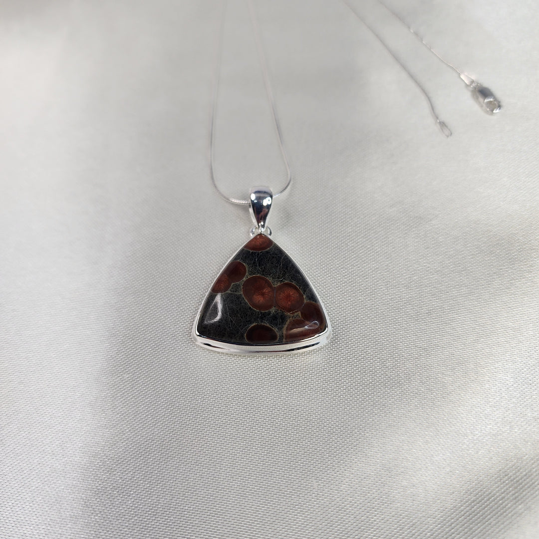 Peanut Obsidian Pendant-MN26013