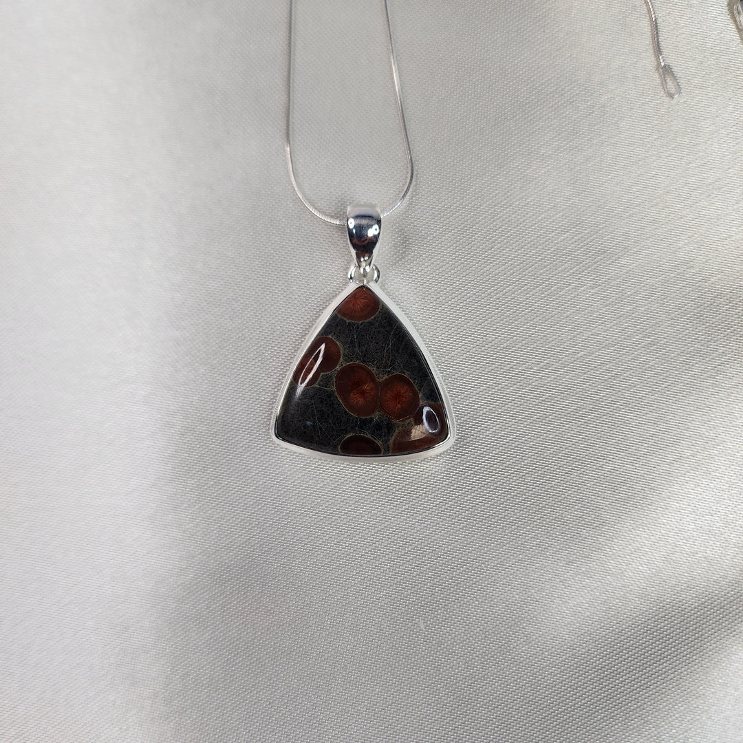 Peanut Obsidian Pendant-MN26013