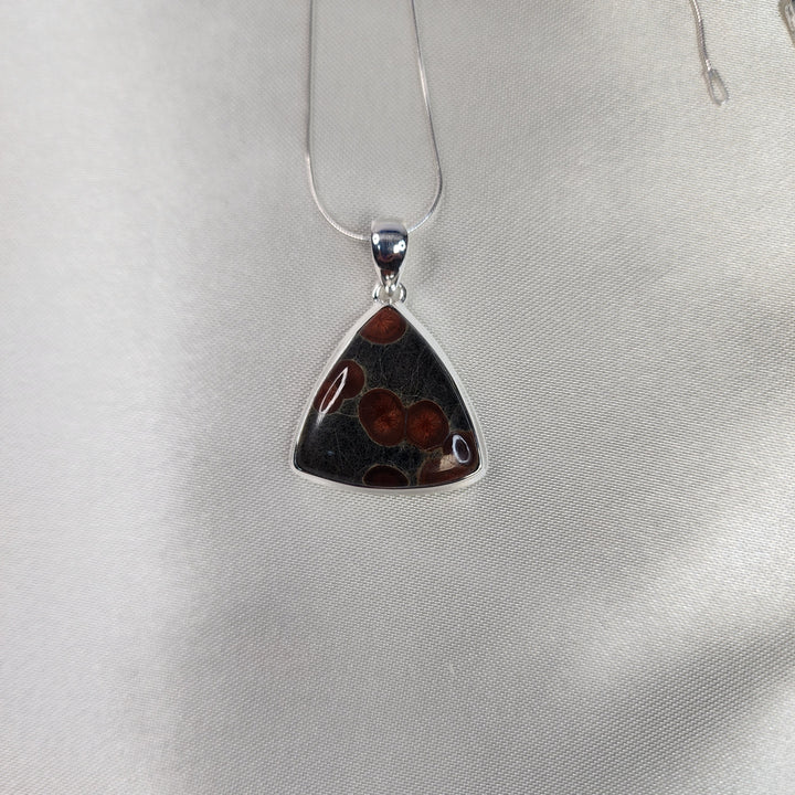 Peanut Obsidian Pendant-MN26013