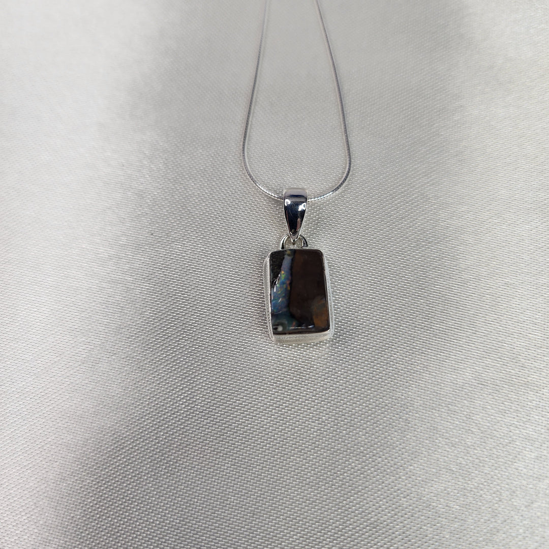 Boulder Opal Pendant-MN26014