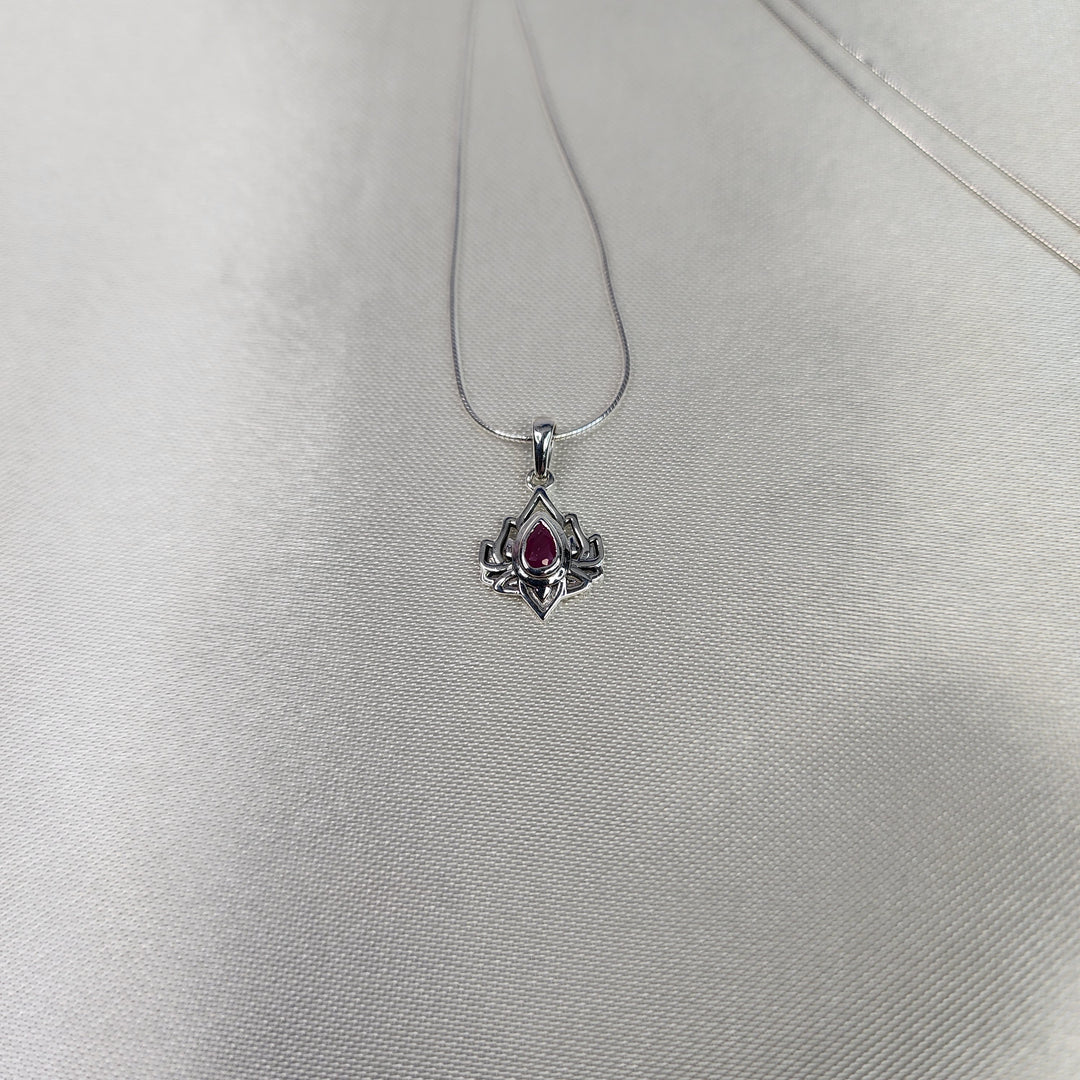 Natural Ruby Pendant-MN26019