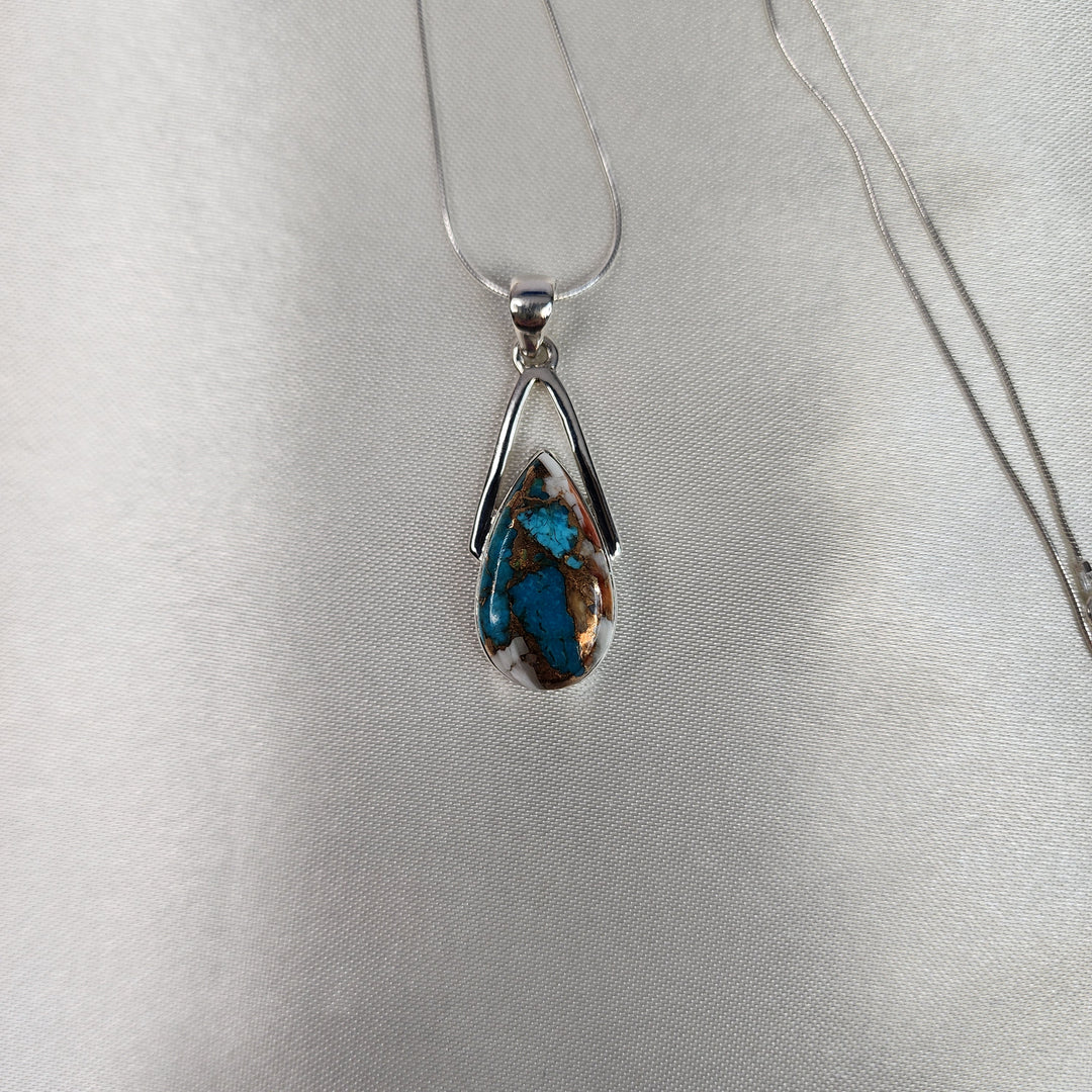 Spiny turquoise Pendant-MN26023