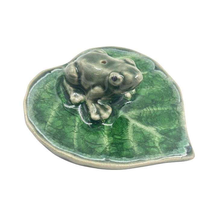 Frog-Leaf Incense Holder