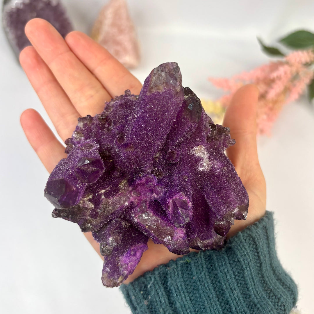 Dyed Druzy Amethyst Specimen AME17-5