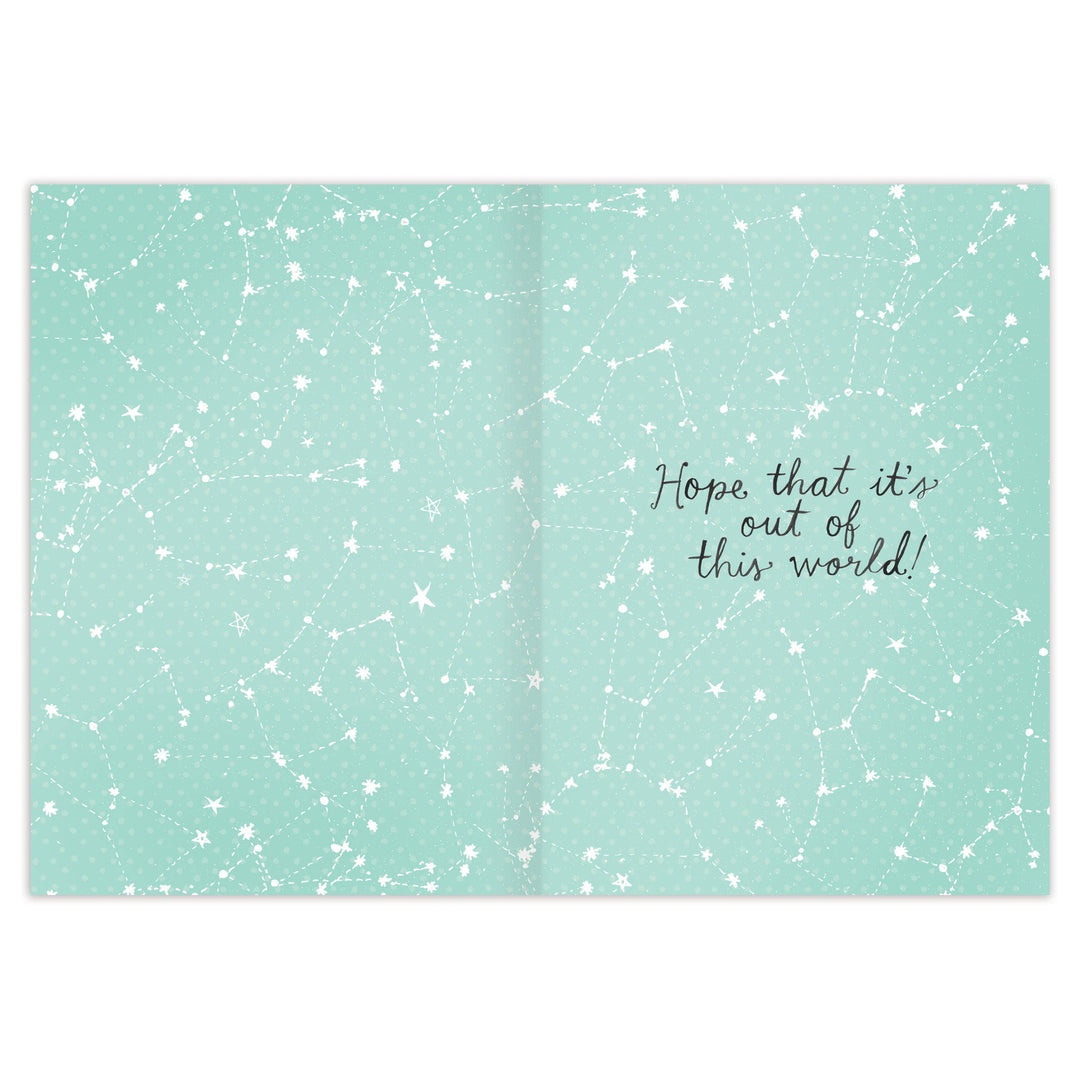 Outer Space Birthday Card
