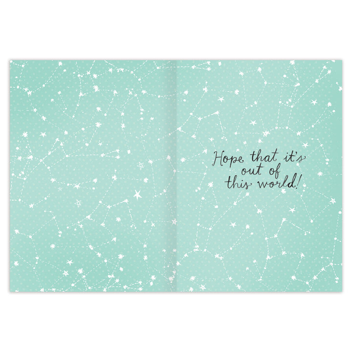 Outer Space Birthday Card