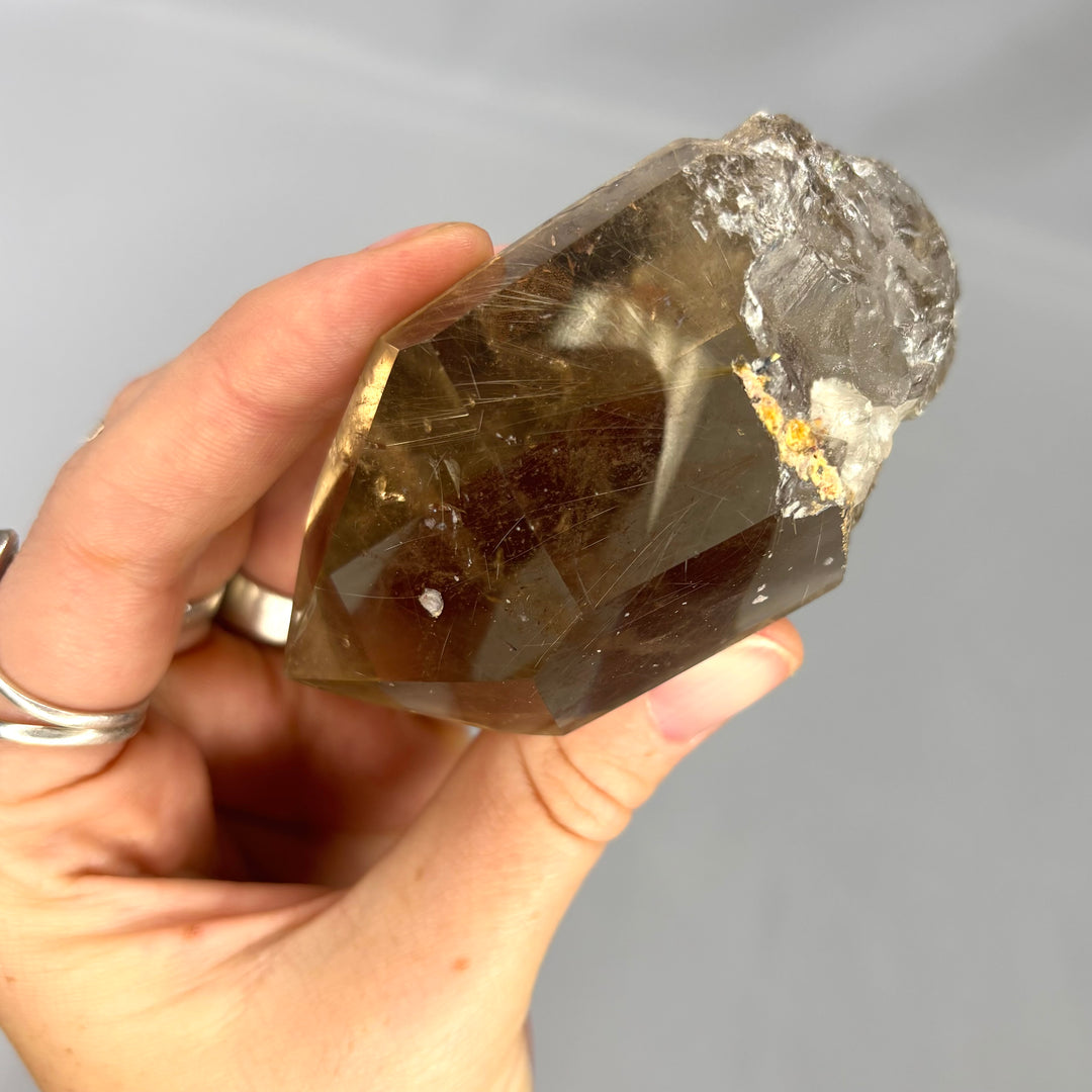 Smoky Rutilated Quartz Point PT70-9