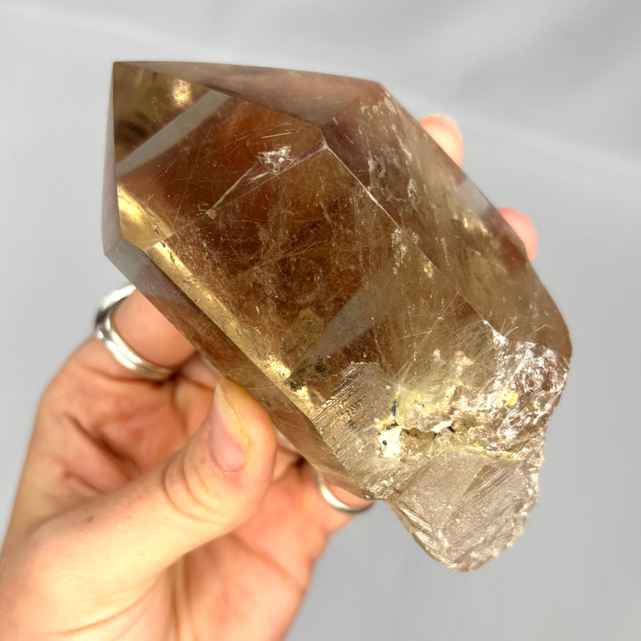 Smoky Rutilated Quartz Point PT70-15