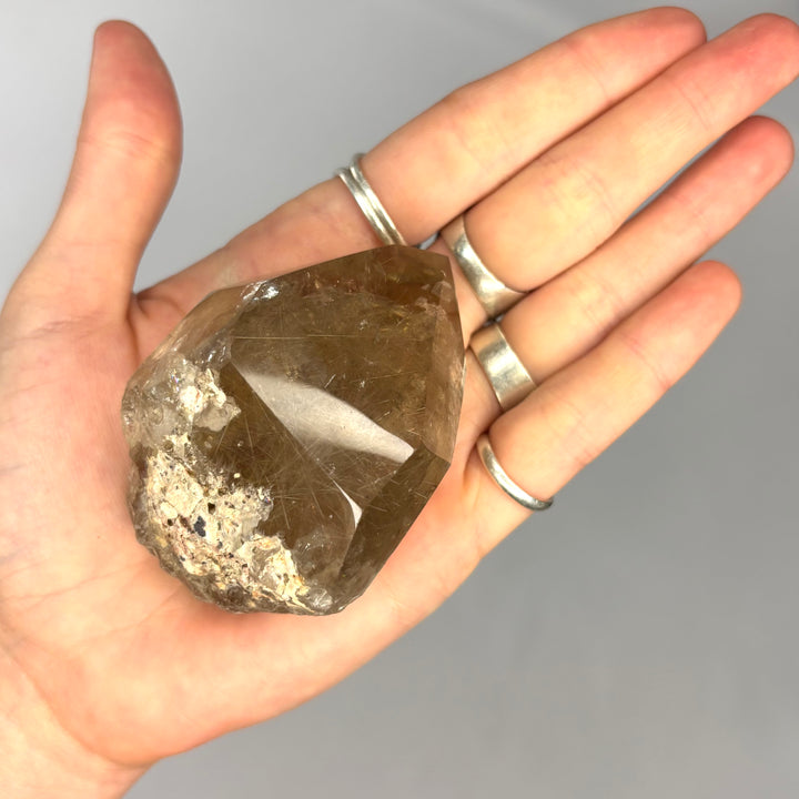 Smoky Rutilated Quartz Point PT70-7