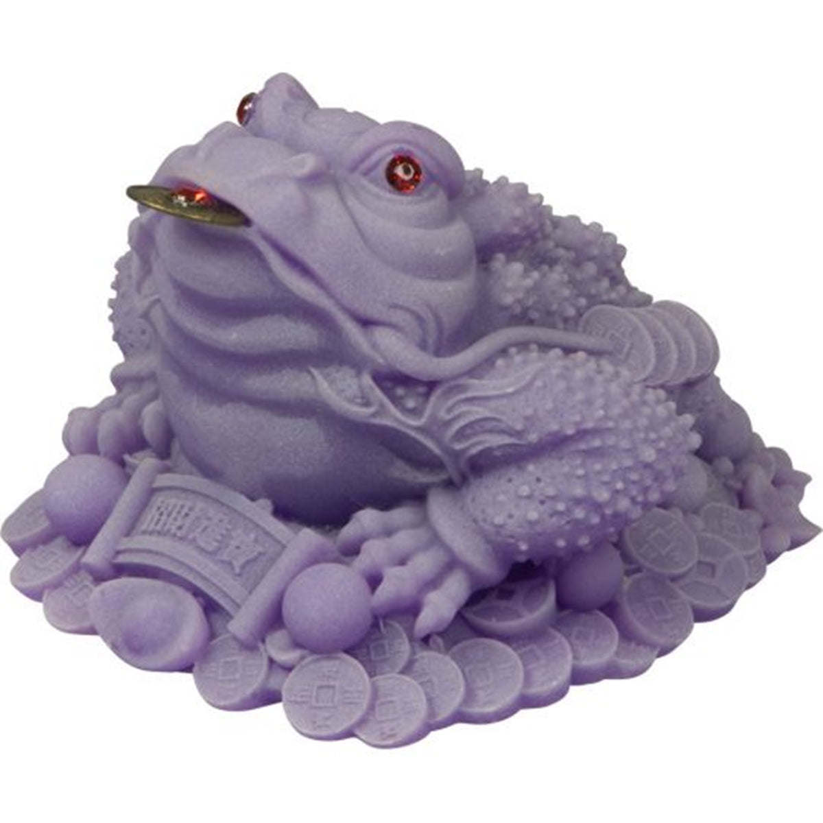 Feng Shui Prosperity Frog-Purple