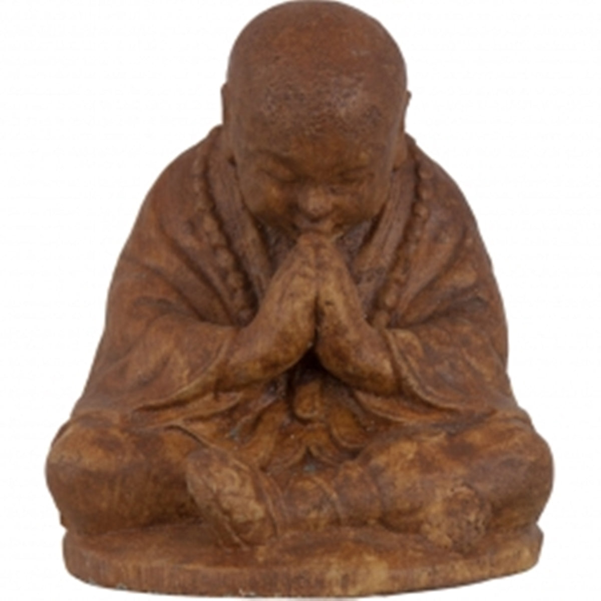Praying Monk Volcanic Stone