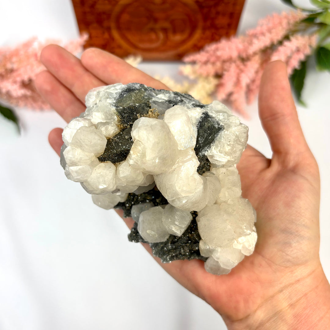 Quartz Calcite Cluster QTZ10-14