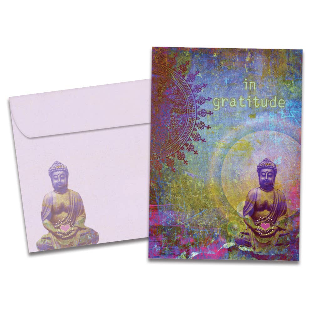 Gratitude Buddha Card