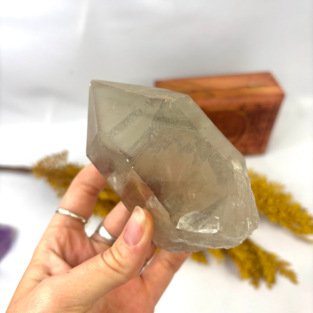 Smoky Lemurian Rough Point LEM1-15